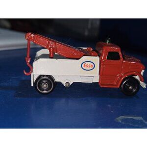 Vintage 1968 Matchbox Lesney Series No. 71 Ford Heavy Wreck Truck Missing Wheel